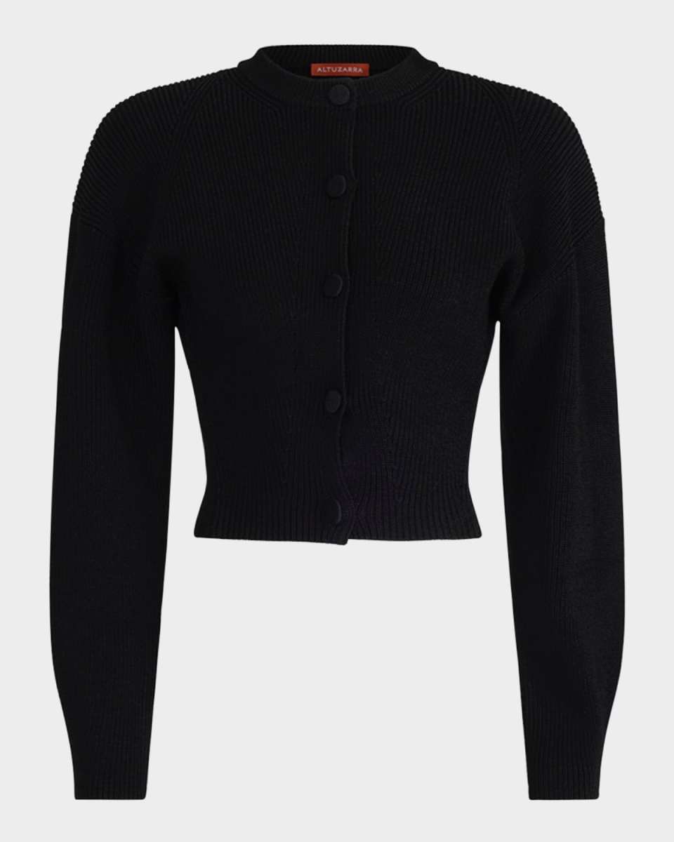 Phinny Rib Crop Cardigan